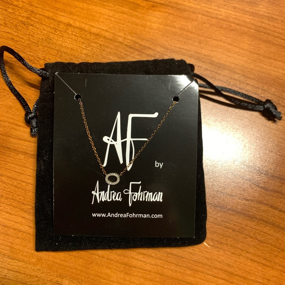 Andrea Fohrman diamond necklace NWT
